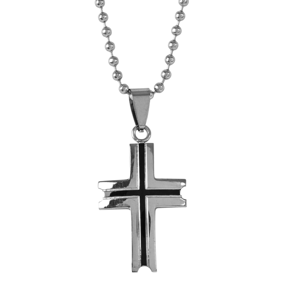 32-6833 Necklace Be on Guard Diamond Flare Cross