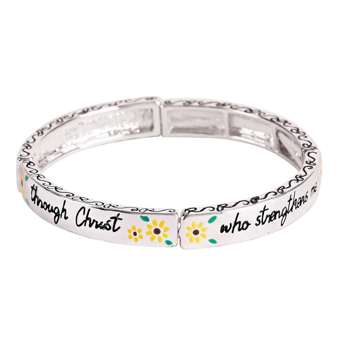 30-8116T Bracelet Strength Through Christ Tile