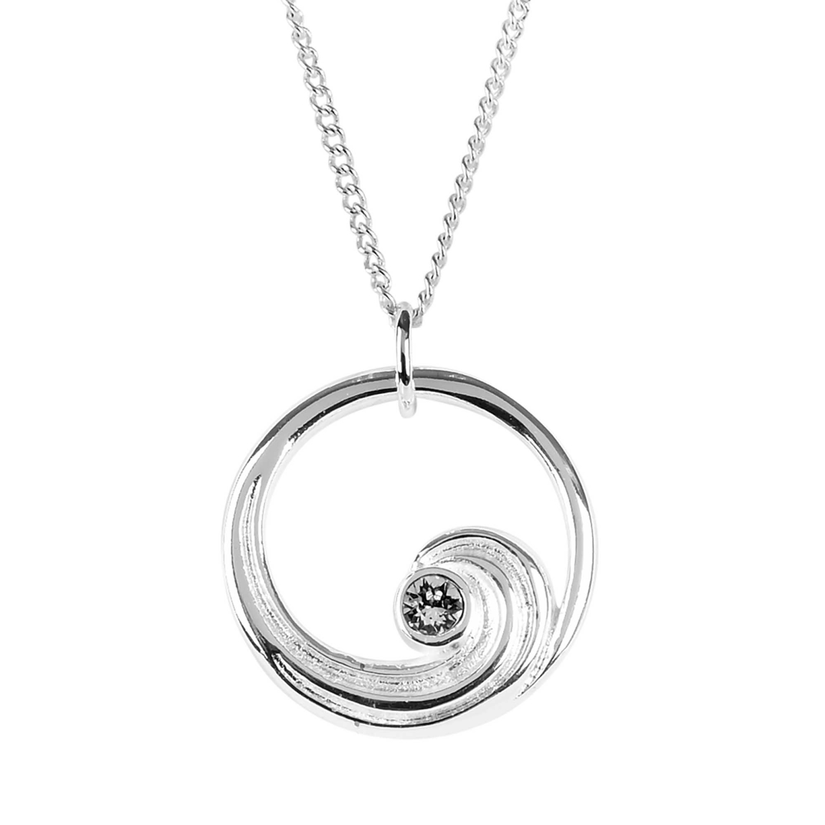 35-8413 Necklace PS I Love You Wave Faith 18'