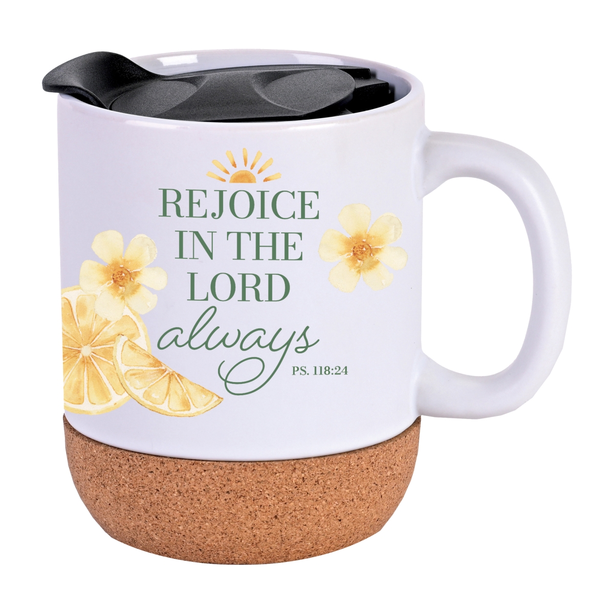 CBM2 Mug Rejoice In The Lord Always Lemon