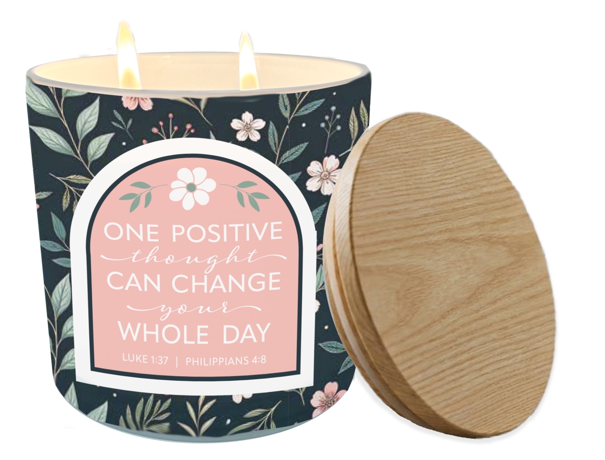 CNDLG-73 Soy Candle One Positive Thought 13 Oz