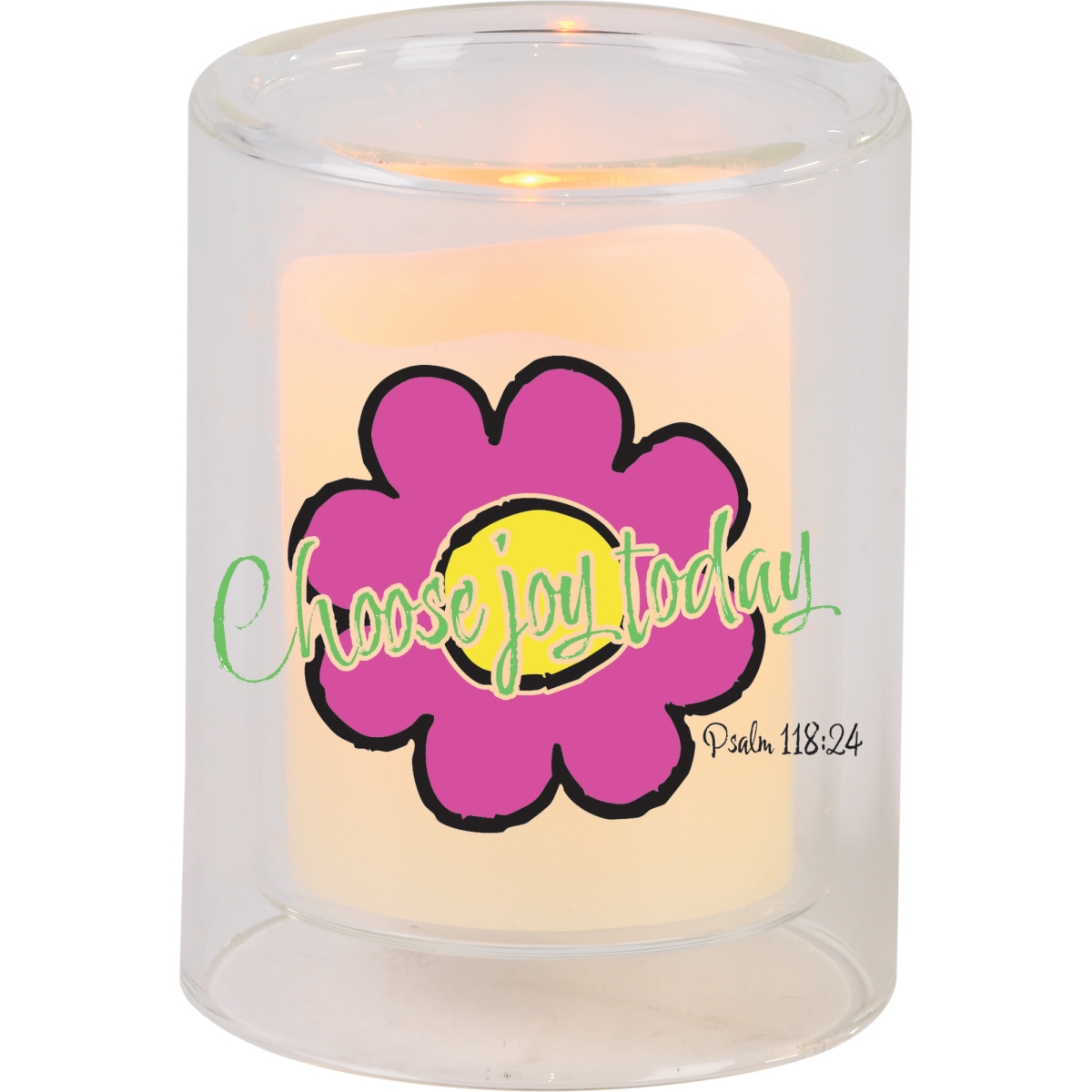 GCH-03-28 Candleholder Votive Choose Joy Today