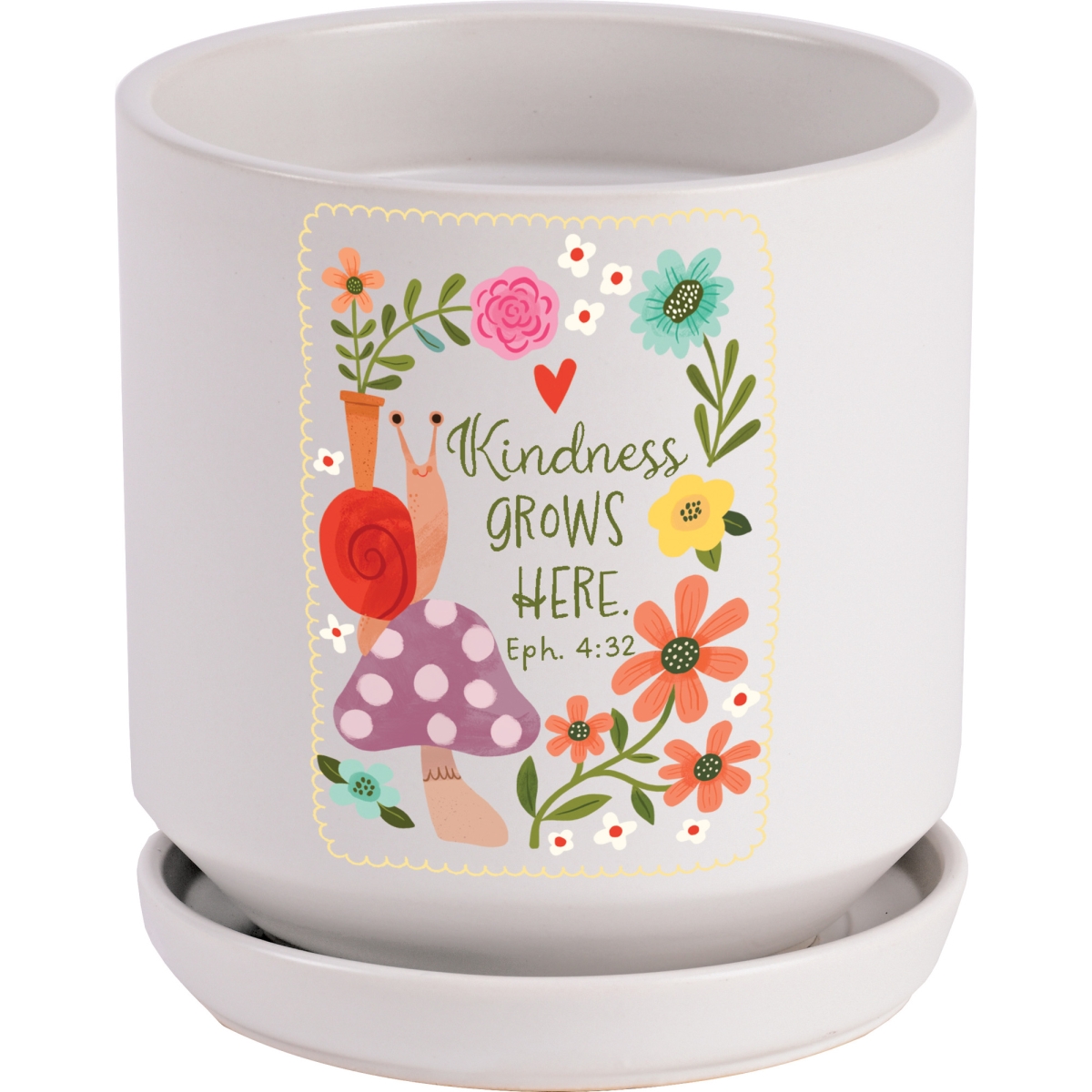 PLNT-27 Planter Kindness Whimsical Kindness Grows