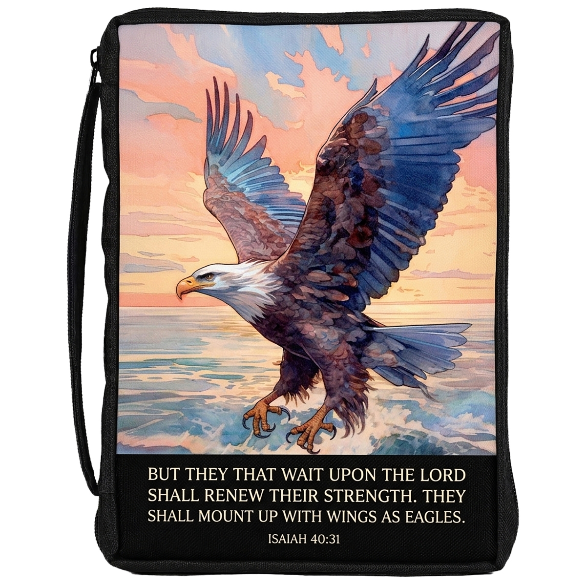 BCK-L299 Bible Case Eagle But They That Wait Lg