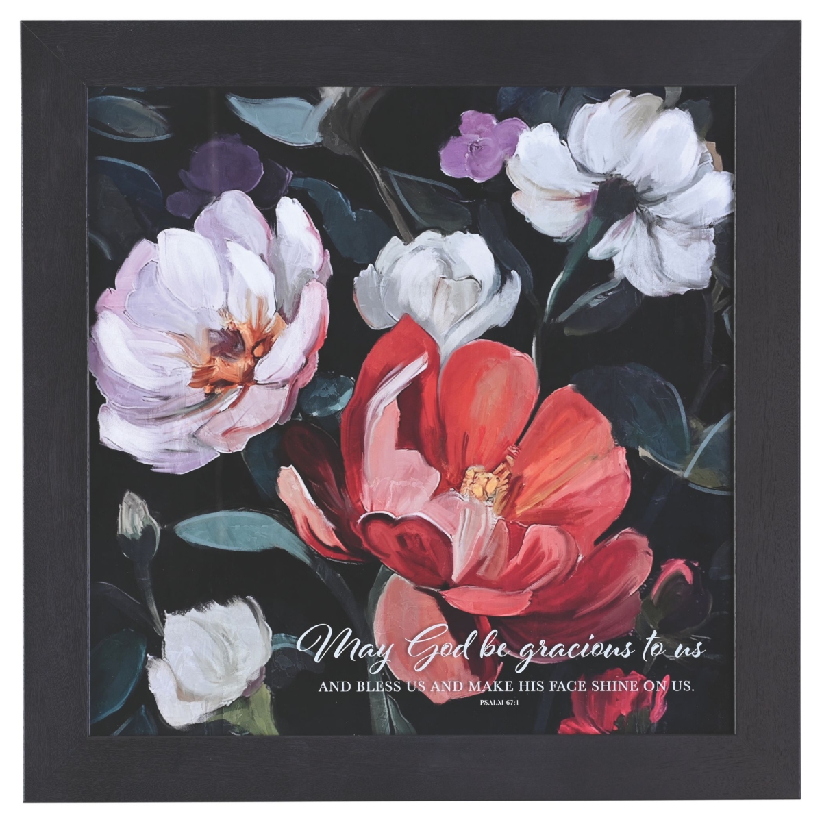 34C-2020-869 Framed Wall Art God Be Gracious To Us