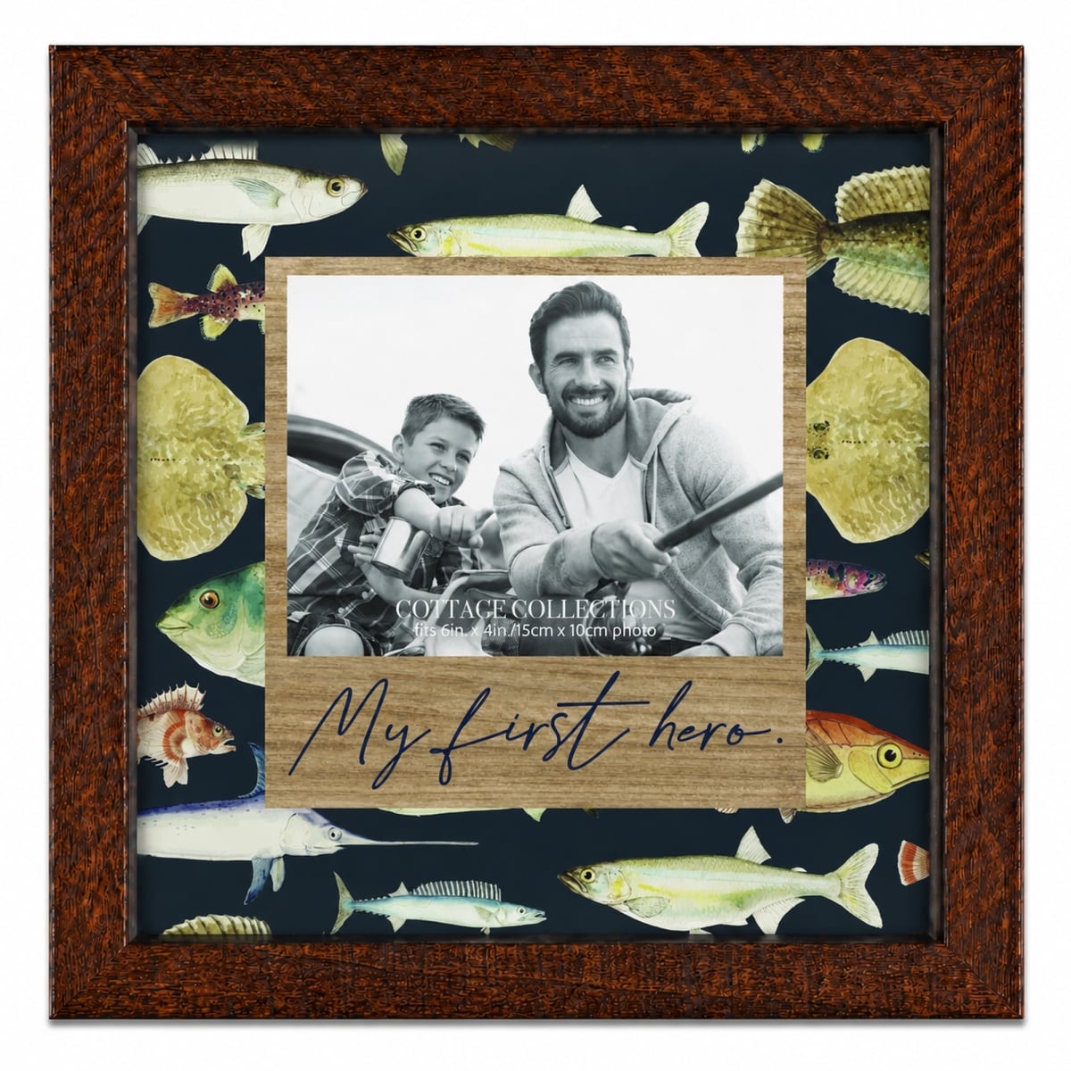 FRMWDBW-88-14 Photo Frame My First Hero 8X8