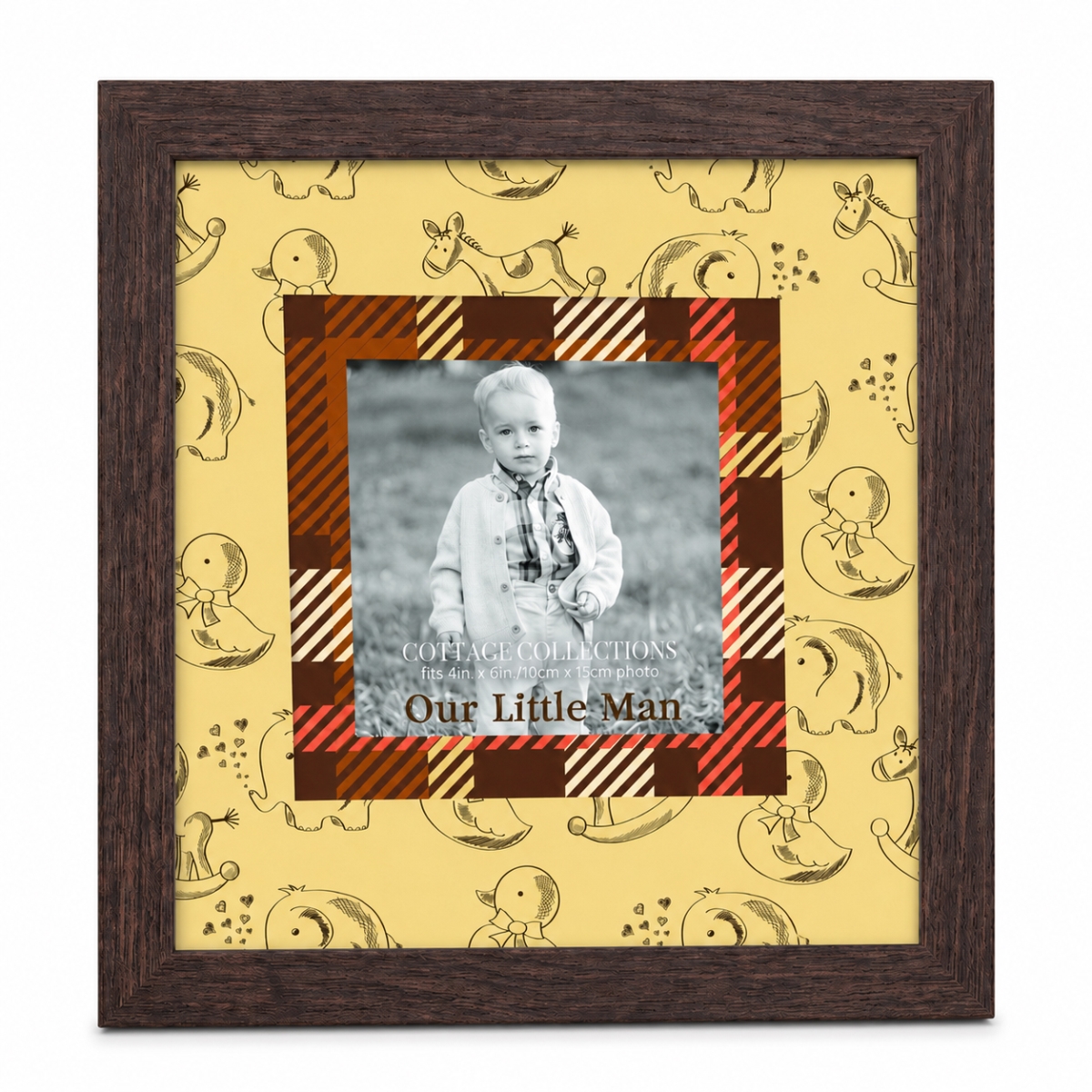 FRMWDBW-88-11 Photo Frame Our Little Man 8X8
