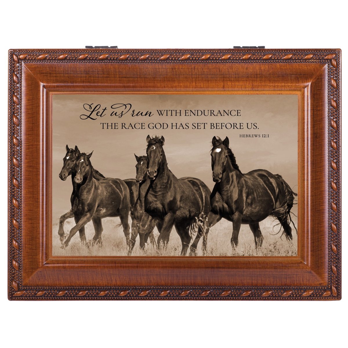 MB2412S Music Box Let Us Run With Endurance