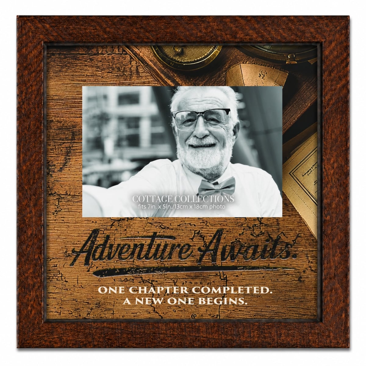 FRMWDBW-88-18 Photo Frame Adventure Awaits 8X8