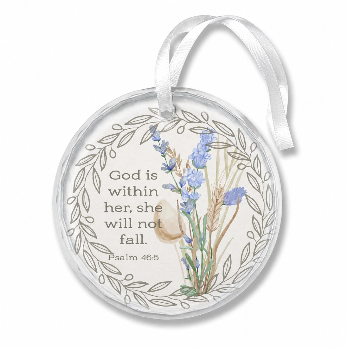 EORNG-41 Ornament God Is Within Her  3.5H