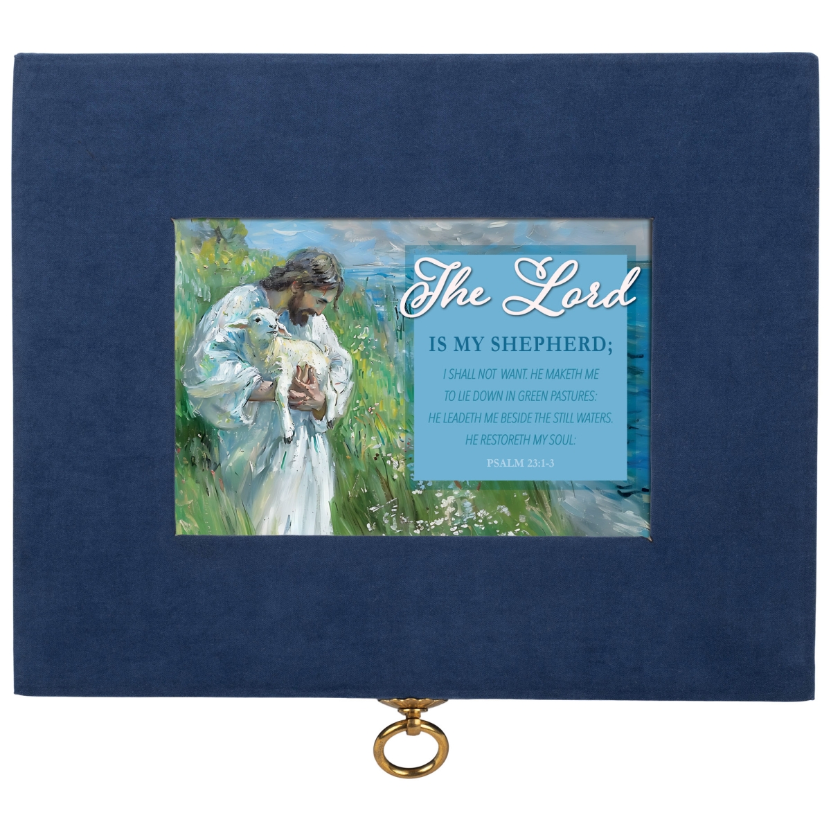 LLBN1005SM Large Suede Music Box Lord Is My