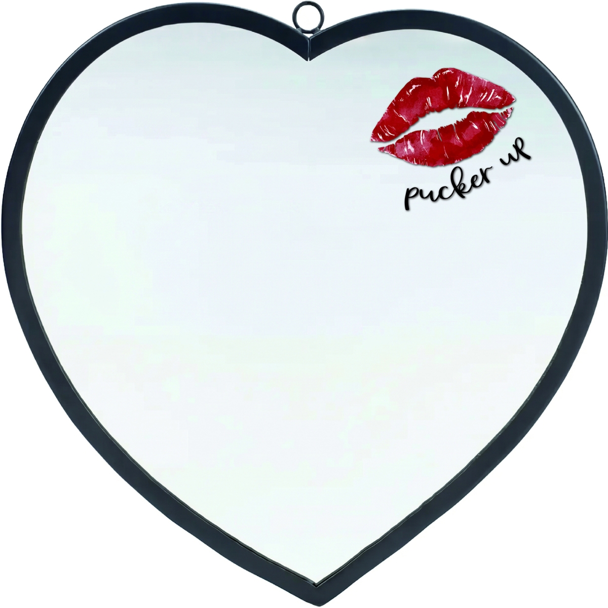 HMW1001 Heart Mirror Lips Pucker Up