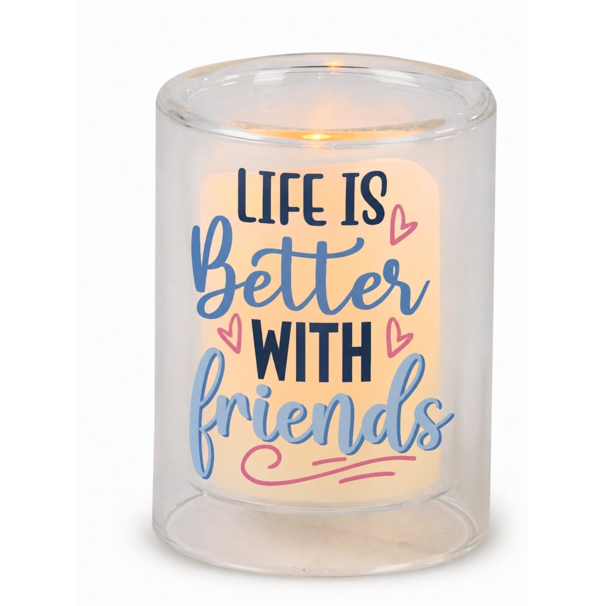 GCH-03-32 Candleholder Life Is Better With Friends