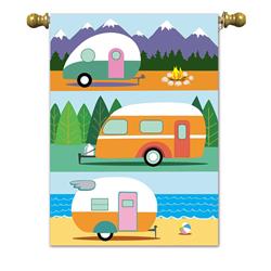 7032 30 x 44 in. Garden Outdoor Flags