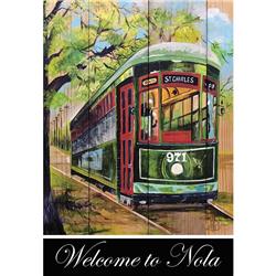 08072 Welcome to NOLA Garden Flag