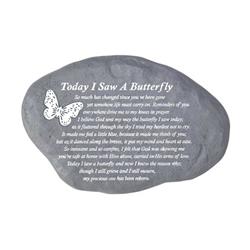 Picture of Dicksons SSR-23 9.5 x 6.5 in. Today I Saw A Butterfly Garden Stepping Stone