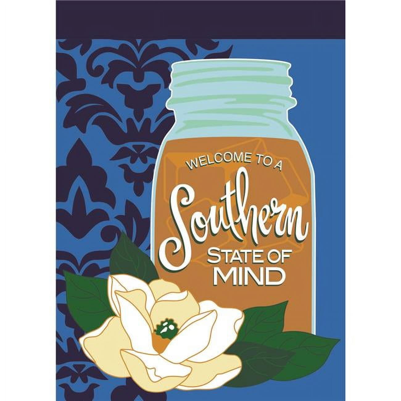 13 x 18 in. Southern State of Mind Polyester Garden Flag