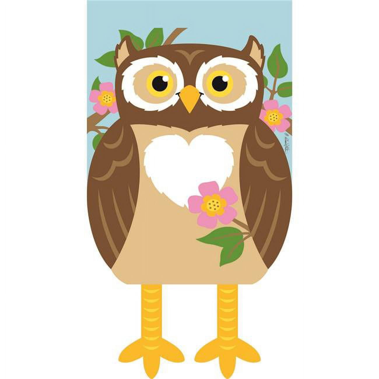 Owl Polyester Garden Flag