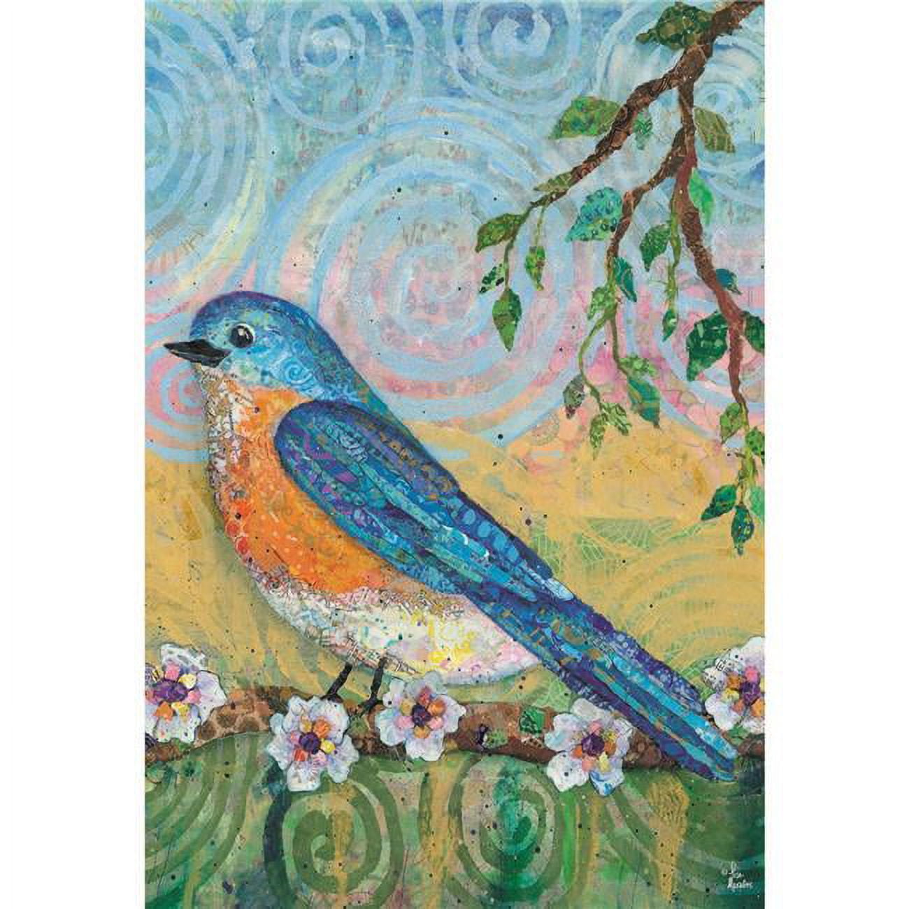 13 x 18 in. Bluebird Polyester Garden Flag