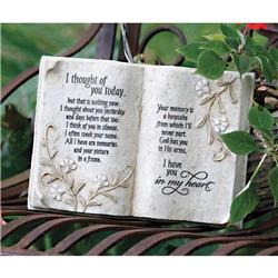I Thought of You Today Book Plaque