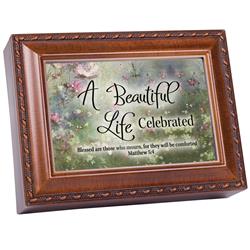 MB2190S Breavement Music Box - A Beautiful Life Celebrated