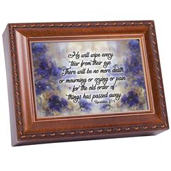 MB2194S Breavement Music Box - He Will Wipe Every Tear From Their Eye