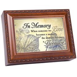 MB1948 Breavement Music Box - In Memory - When Someone We Love Becomes A Memory the Memory Becomes A Treasure