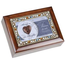 Picture of Dicksons JM358W Breavement Locket Music Boxes - Forever In Our Hearts
