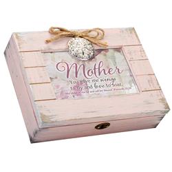 L84SPK Decorative Music Keepsake Box - Mother You Gave Me Wings to Fly & Love to Soar - 4 x 6 in -  DICKSONS