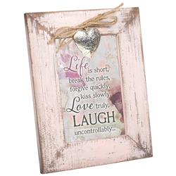 LF32PK Forgive Quickly Kiss Love Laugh Photo Frame - 4 x 6 in.