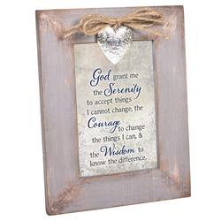 LF54SGR God Grant Serenity Courage Wisdom Photo Frame - 4 x 6 in.