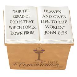 KBR-17 My First Communion Resin Keepsake Box