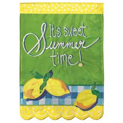 M001116 29 x 42 in. Flag Double Applique ItS Sweet Summer Time Polyester - Large