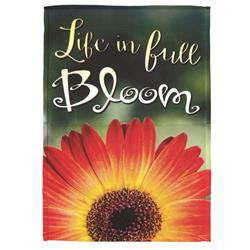 M070081 30 x 44 in. Flag Print Life In Full Bloom Polyester - Large