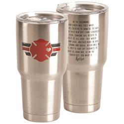 Picture of Dicksons SSTUM-69 30 oz Tumbler Fire Fighter Stainless Steel