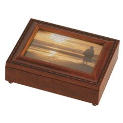 Picture of Dicksons BOXMBWG-103 Music Box Footprints Woodgrain