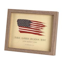 Picture of Dicksons FRMWDWG-108-19 10 x 8 in. Framed Wall Lord Bless You Nu 6-24 Wood & Glass