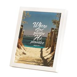 Picture of Dicksons FRMWDW-810-12 10 x 8 in. Framed Wall Where God Is 58-11 Wood & Glass - White