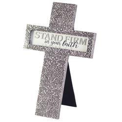 Picture of Dicksons WCM-201 Stand Firm In Your Metal Frame Cross Windchime