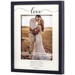 Picture of Dicksons FRMWDBL-1114-56 8 x 10 in. Love Bears All 1 Corinthians 13-7 Wall Photo