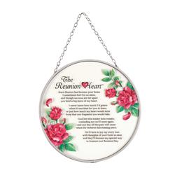 SUNCG-39 The Reunion Heart Poem Suncatcher