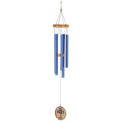Picture of Dicksons WCA-121 35 in. Sail Blue & Orange Cross Windchime