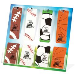 Picture of Dicksons SD-517DA 11.5 x 12.5 in. Play Hard Pray Bookmark Display & Board Assortment