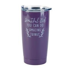 Picture of Dicksons SSTUMPU-13 20 oz Beautiful Girl You Can Purple Tumbler