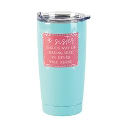 SSTUMT-85 20 oz A Sister Is Gods Way of Teal Tumbler -  DICKSONS