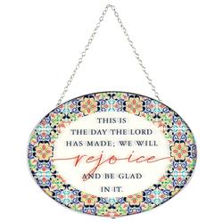 9 in. Oval This is the Day The Suncatcher