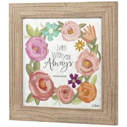 28BW-1212-1310 I Am with You Matthew 28-20 Wall Decor