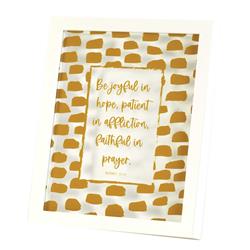 FRMWDW-810-43 Be Joyful Romans 12-12 Wall Decor