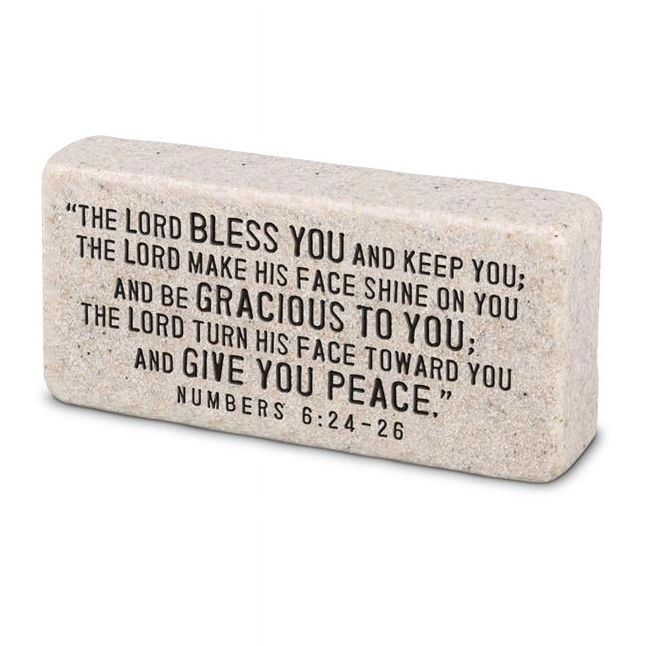 2.25 in. Scripture Block Blessed Tabletop Plaque