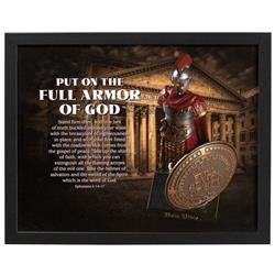 Picture of Dicksons FRMWDBL-1411-43 Framed Wall Full Armor of God Wood & Glass Black Photo